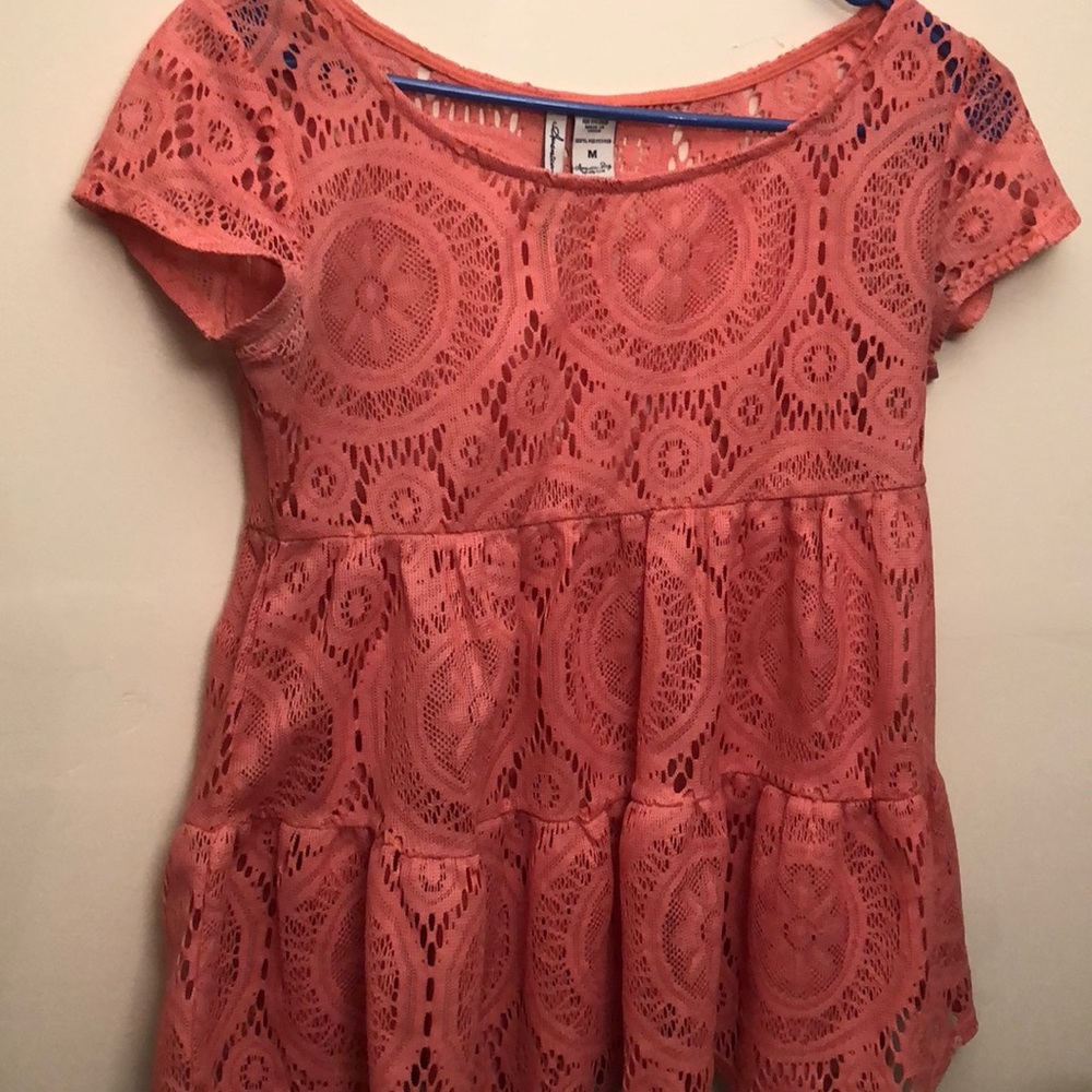 American Rag Peach Blouse